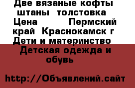 Две вязаные кофты, штаны, толстовка › Цена ­ 300 - Пермский край, Краснокамск г. Дети и материнство » Детская одежда и обувь   